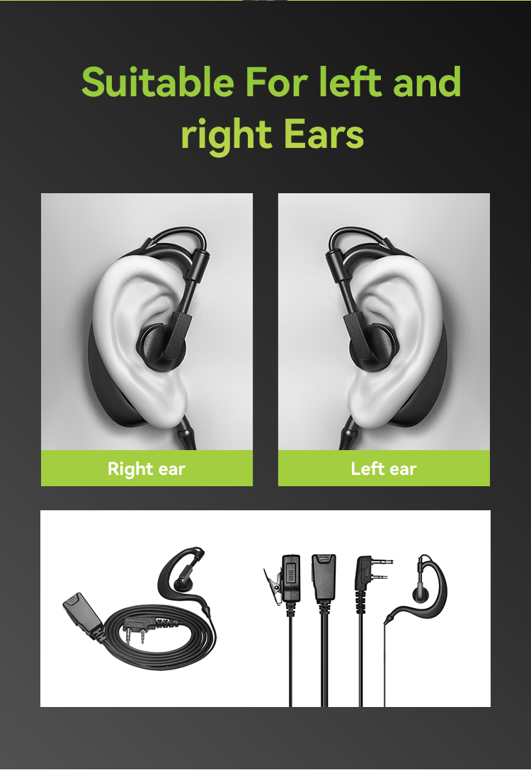 talkie walkie earphones
