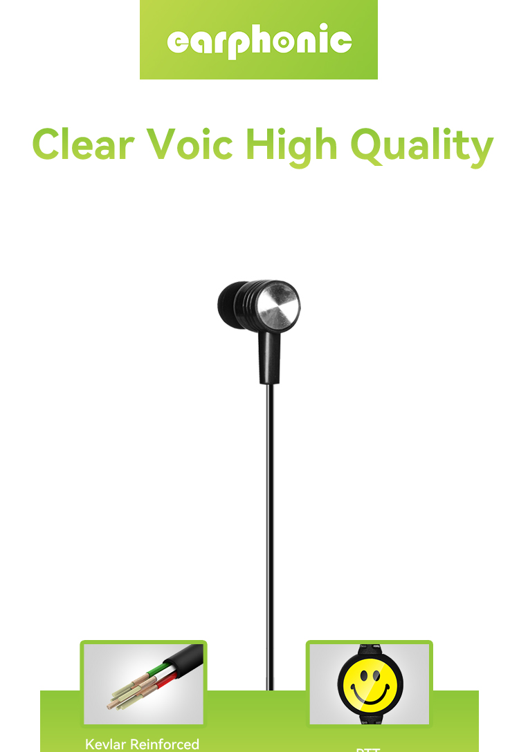 smile facely ptt walkie talkie earpiece