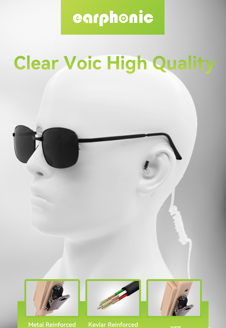 earpiece for walkie talkie