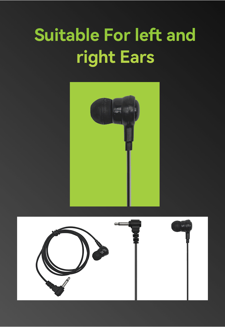 suitable walkie talkie earpiece