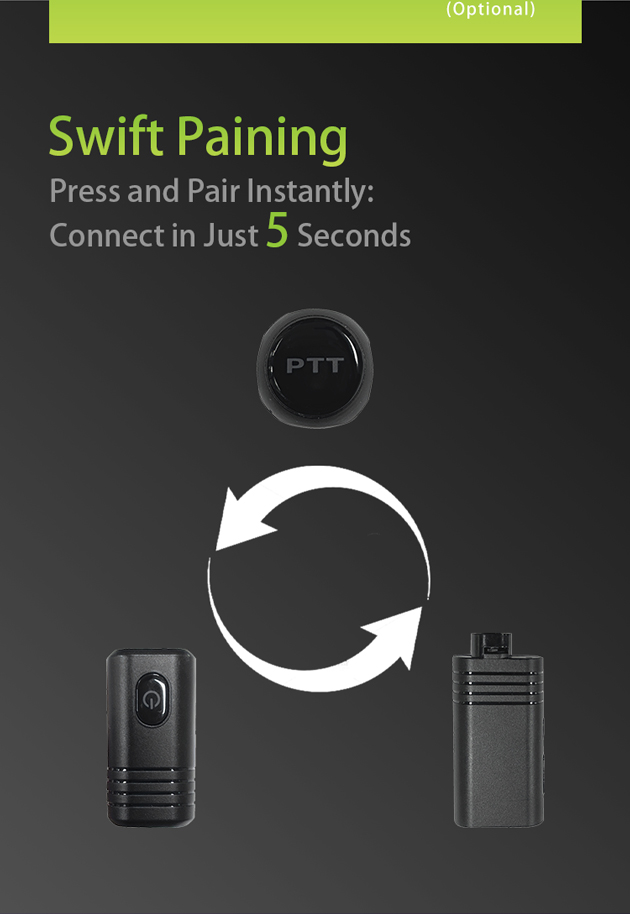 Air Acoustic Tube Walkie Talkie Earpiece
