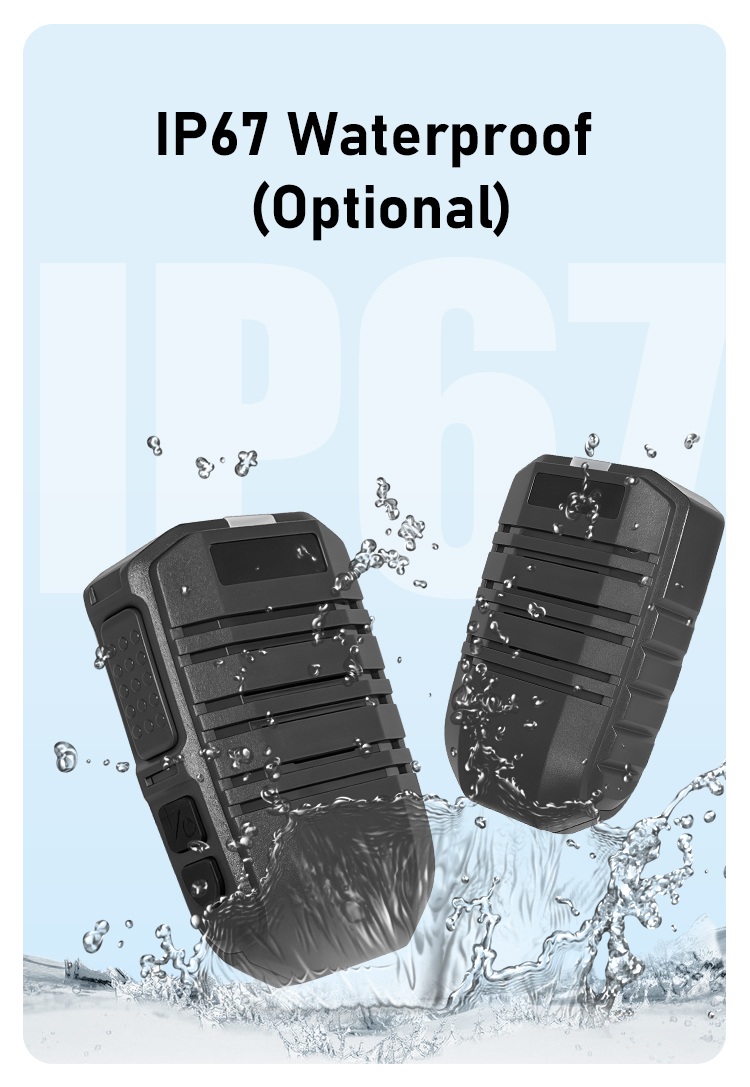 Bluetooth walkie talkie speaker mic