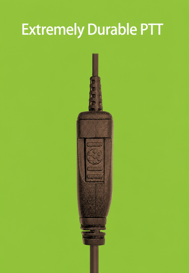 Two way radio earpiece for motorola