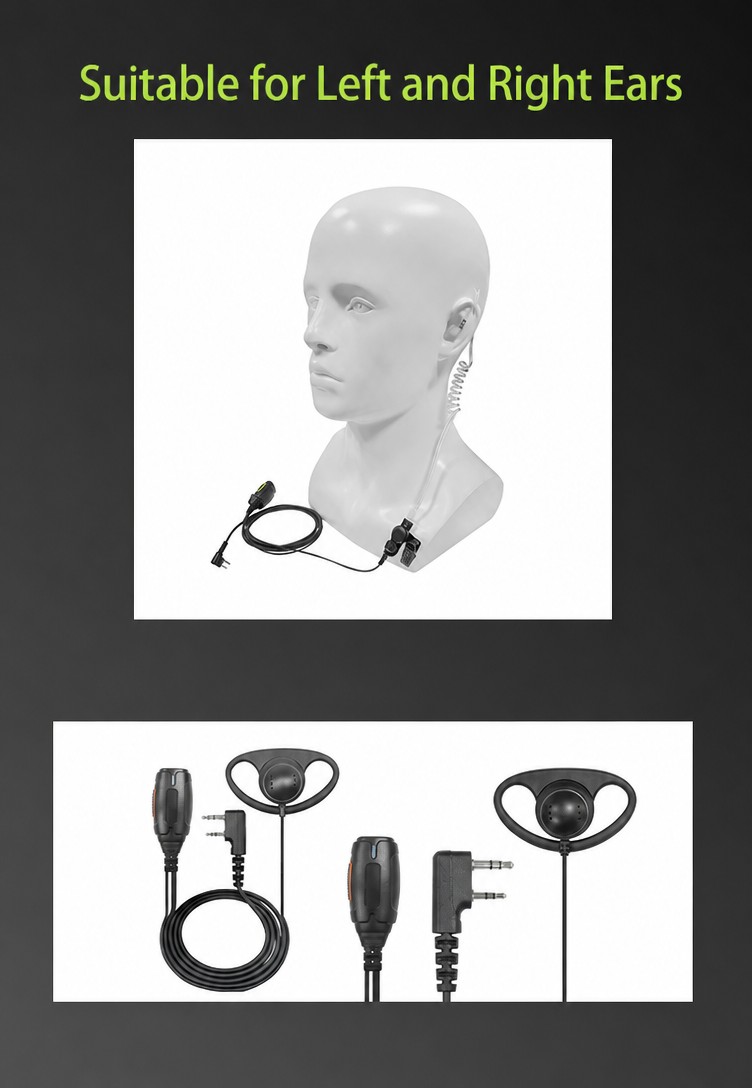 two way radio earpiece china factory