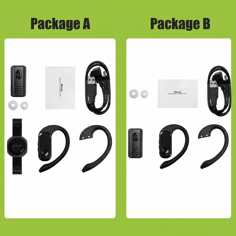 Walkie talkie bluetooth earpiece company factory
