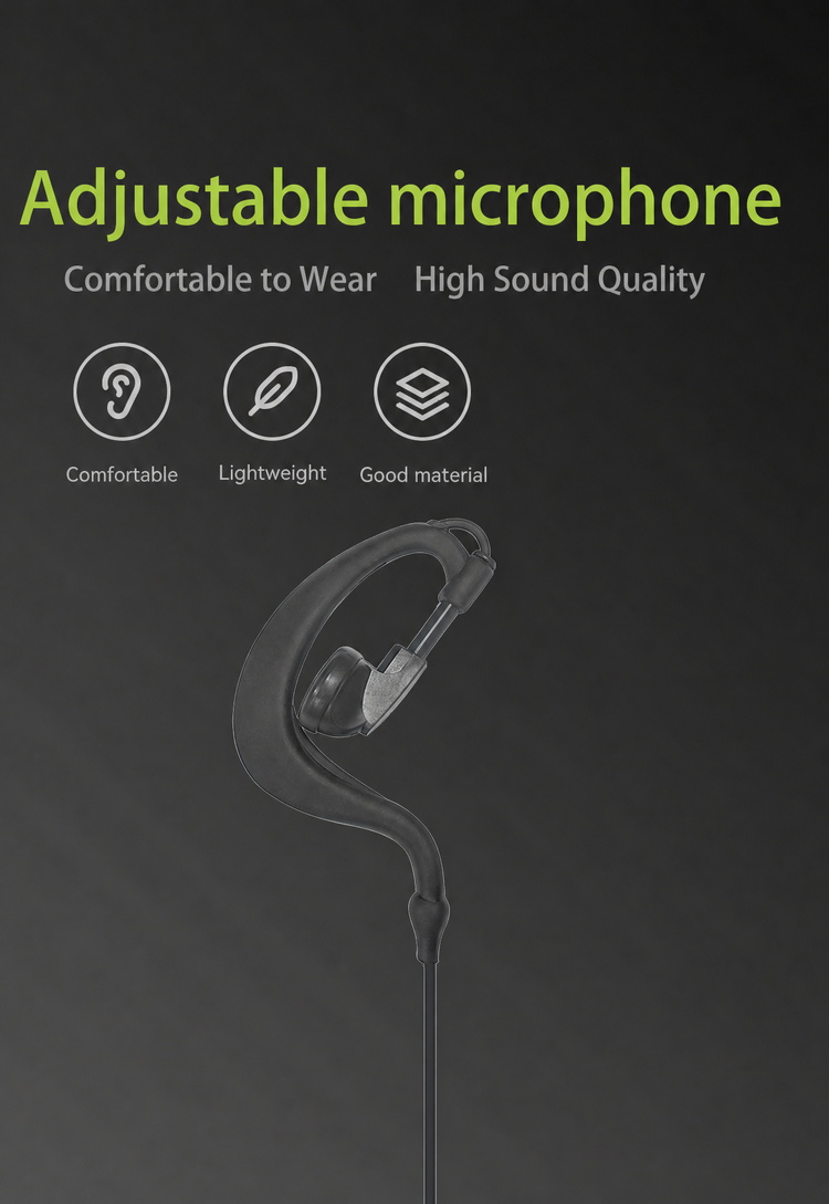 bulk PTT earpiece with microphone