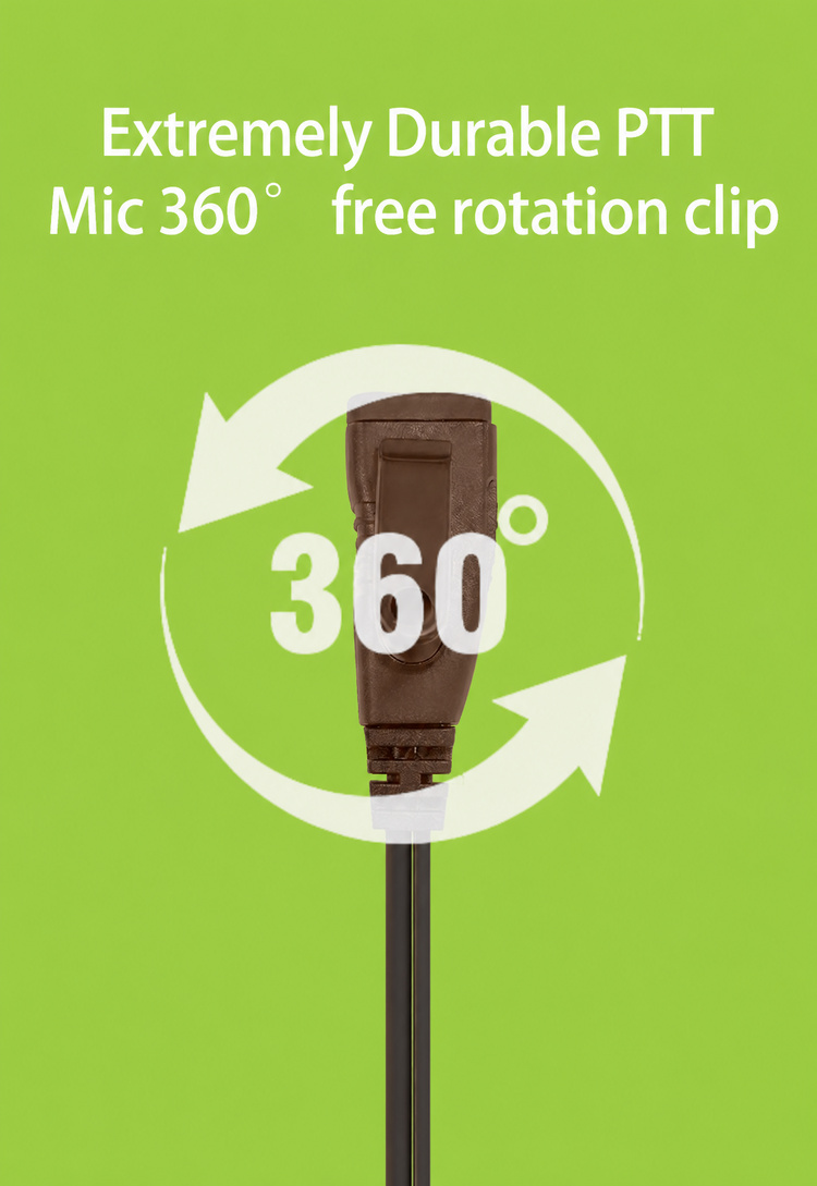 Oem boom mic walkie talkie headset