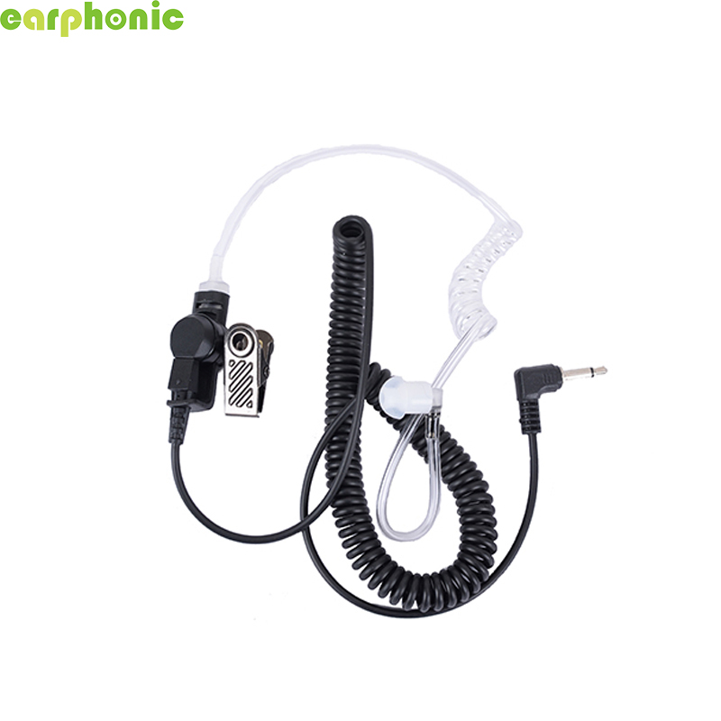 【Earpiece】EARPHONIC 3.5mm pin plug Headphone Acoustic Tube Walkie-Talkie Earpiece-[ERSP00CB6_Y]