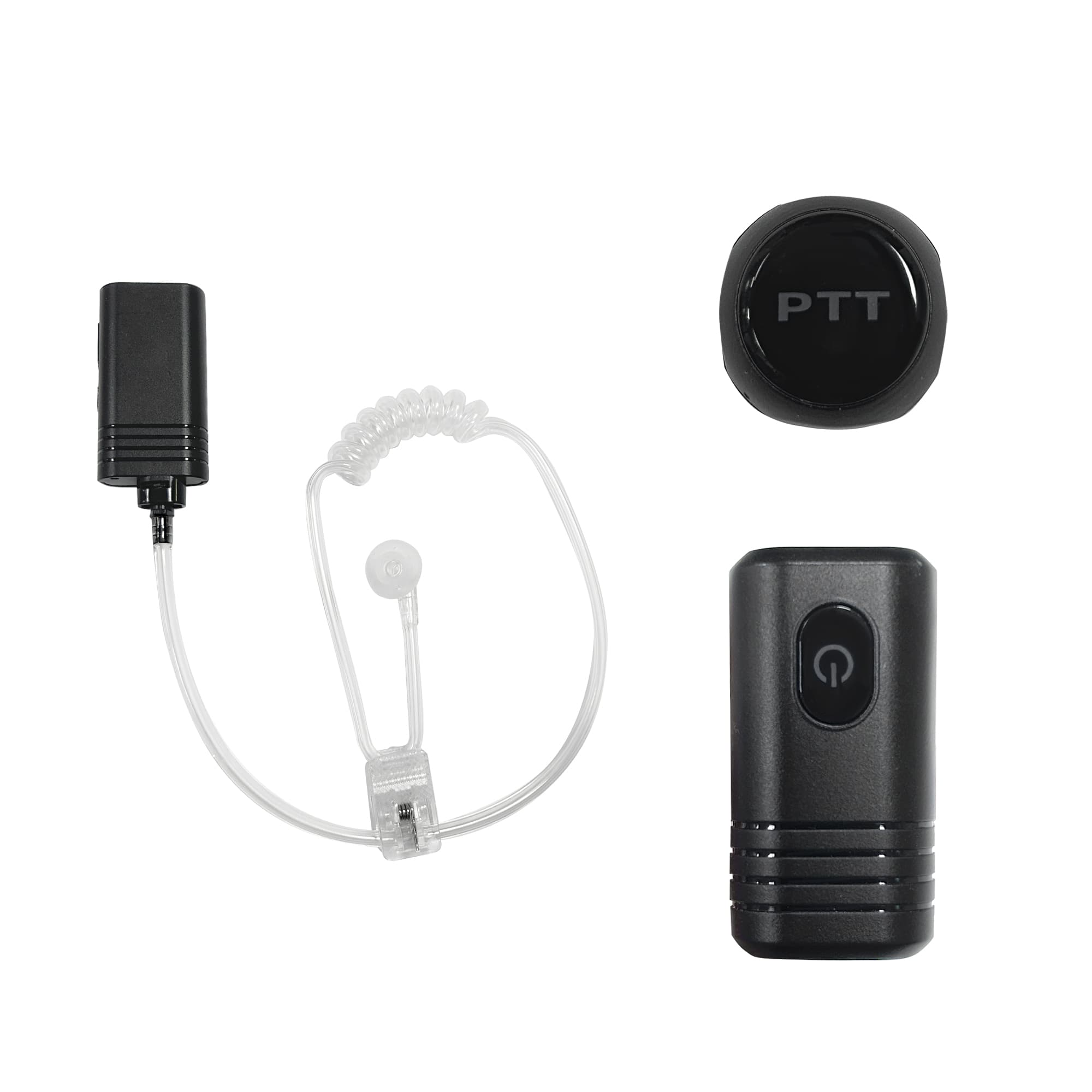 【Radio Wireless BT Accessory】Wireless Bluetooth Earphone Walkie Talkie with Air Acoustic Tube Earpiece-[BT011_K]